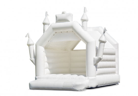 PVC Tarpaulin Wedding Bouncer Lâu đài nhảy bơm hơi