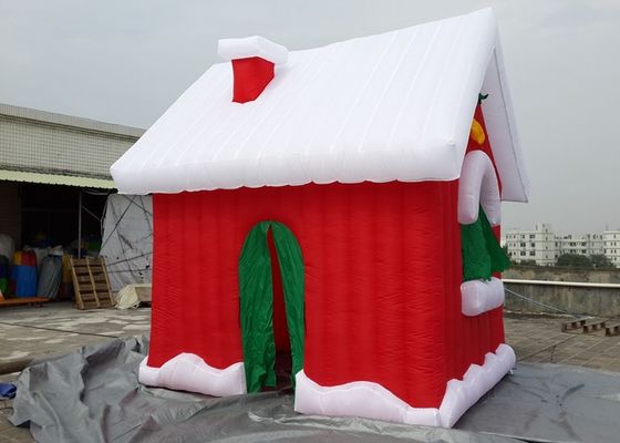Những ngôi nhà thương mại bơm hơi 210D với trang trí của ông già Noel