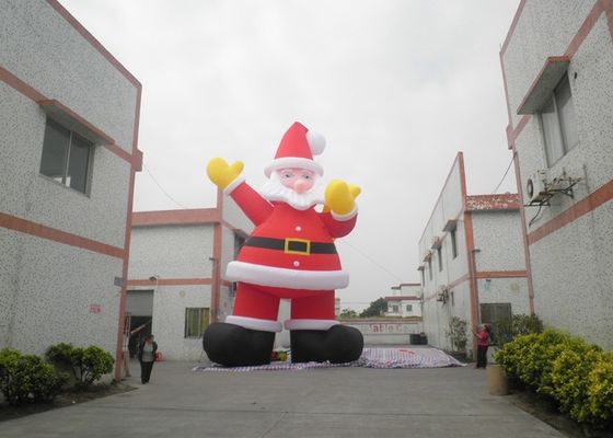 Chống cháy 210D Nylon Xmas Ngày lễ Ông già Noel bơm hơi