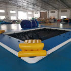 Bể bơi biển Inflatale 0.9mm Bể bơi nổi với lưới sứa Unti cho du thuyền