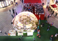 Lều bong bóng bơm hơi có đường kính 9m Half Dome Clear dành cho bữa tiệc