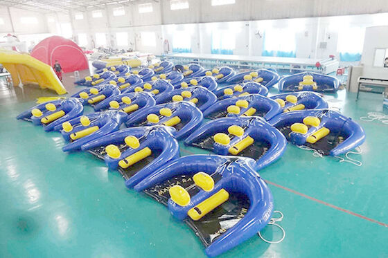 Người lớn tùy chỉnh Cá chuồn bơm hơi 4m x 3m với logo riêng