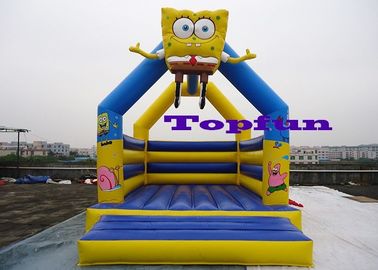 Trampoline bơm hơi với Squarepants SpongeBob cho bữa tiệc trẻ em / Lâu đài nhảy