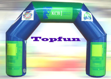Cổng quảng cáo bơm hơi tùy chỉnh với khoảng cách 10m, vải PVC 210D