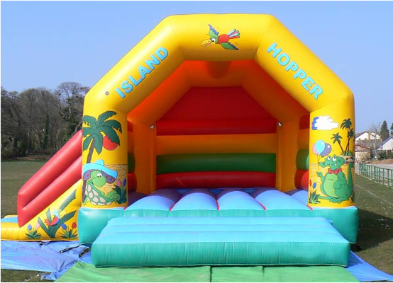 Ngôi nhà lâu đài Bouncy đầy màu sắc 22ft X 19ft Cho bữa tiệc sinh nhật