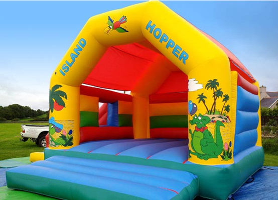 Ngôi nhà lâu đài Bouncy đầy màu sắc 22ft X 19ft Cho bữa tiệc sinh nhật