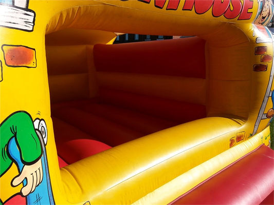 Wacky theo chủ đề bơm hơi Bounce House cho trẻ em Lâu đài nhảy vui nhộn