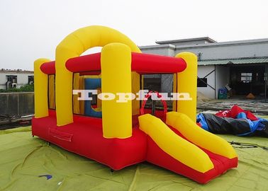 Nhà Bouncy thương mại / Phòng trẻ em 13ft mô-đun có cầu trượt