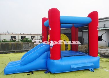 4m bong bóng thương mại bơm hơi nhà bị trả lại với lưới an toàn và hồ bơi