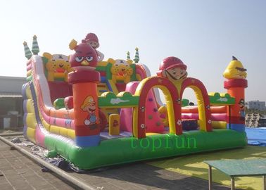 Công viên giải trí bơm hơi PVC 0,45 - 0,55mm Trượt Unti - vỡ