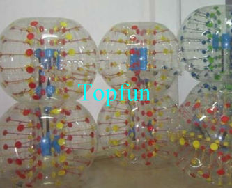 Bóng bơm hơi bội thu với vòng tròn Coloful, bóng người