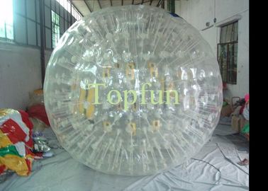 Bóng bơm hơi của con người Zorbing, màu trắng PVC