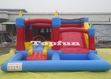 Combo 20ft bơm hơi 4 trong 1 Nhảy Castle Castle Nhảy và trượt với hố bóng nhựa
