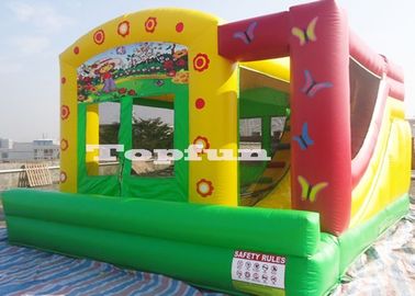 Ngôi nhà búp bê bơm hơi Lâu đài cho các cô gái bên chì PVC Bạt miễn phí