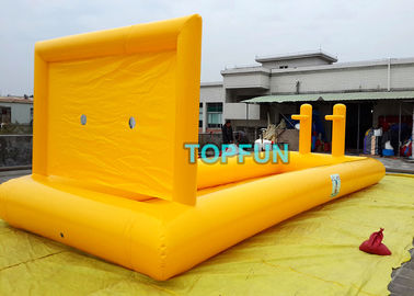 Khung bóng rổ Bể bơi bơm hơi Kích thước 10 x 4m cho thuyền điều khiển
