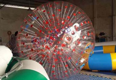 Plato PVC Red Dot Body Zorb Ball với tay cầm an toàn cho bữa tiệc cá nhân