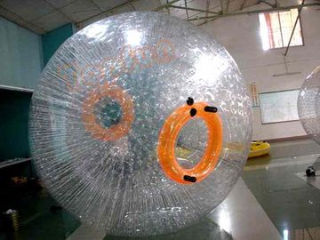Bóng giải trí TPU thổi cỏ Zorb, Orange Đường kính bóng đá 3 m