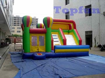 Nhà trẻ vui nhộn bơm hơi dài 10m trượt với nhà Bouncer thú vị