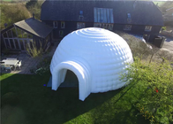 Lều sự kiện bằng nhựa PVC trắng thổi lên bong bóng mái vòm bằng chứng nước