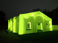 Lều bơm hơi LED lớn cho sự kiện đám cưới Lều cắm trại tùy chỉnh