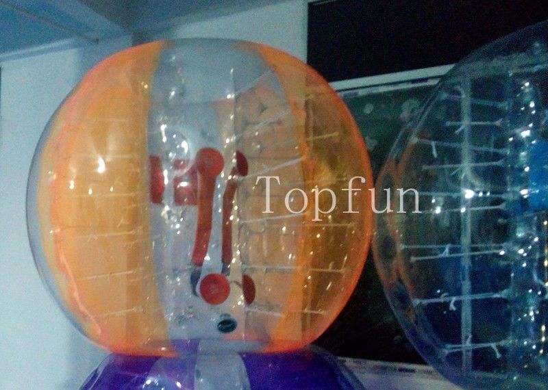 EN14960 Bong bóng đá bơm hơi đầy màu sắc với Plato tốt nhất, PVC 1.0mm