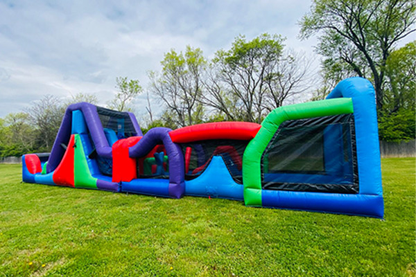 Khóa học vượt chướng ngại vật ngoài trời lớn 40 Ft Cho thuê 5k Người lớn Khóa học vượt chướng ngại vật cho trẻ em