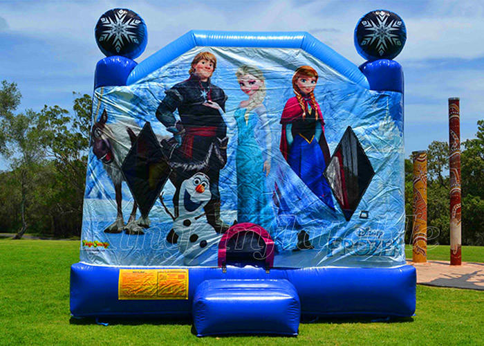 Frozen Elsa Jumping Castle Trò chơi ngoài trời Inflatable Bounce House For Boys Girls