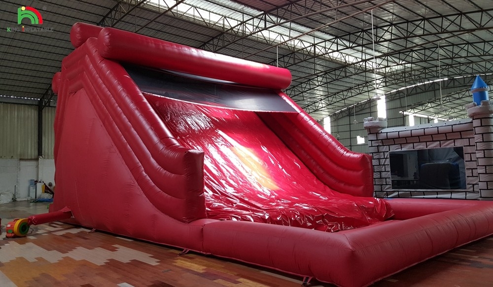 Thang trượt nước bơm thương mại ngoài trời bơm sân chơi bơm nước PVC bơm trượt nhảy lớn
