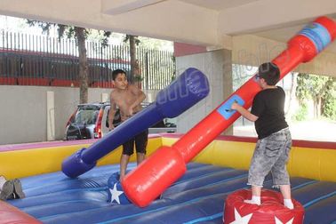 Red và Blue Gladiator Joust Trò chơi thể thao bơm hơi cho trẻ em và người lớn