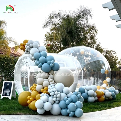 Lều bong bóng bơm ngoài trời Transparent Crystal Dome Lều bong bóng bơm với bong bóng cho đám cưới